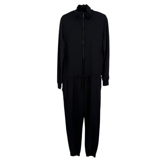 Beyond Yoga jumpsuit Ski Weekend half zip black size Large L - Picture 2 of 7